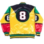 Eight Ball Martin Men's Varsity Yellow Satin Jacket