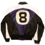 Eight Ball Men's Michael Hoban Purple Leather Jacket