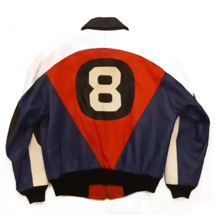 Eight Ball Men's Michael Hoban Red Leather Jacket