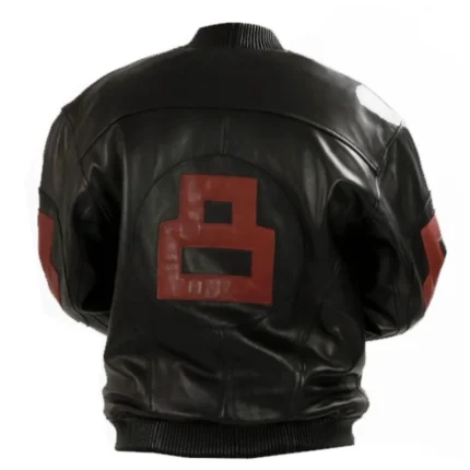 Eight Ball Men’s Original David Puddy – Seinfeld Black Bomber Leather Jacket