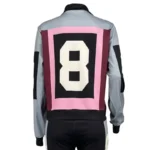 Eight Ball Women's Salt N Pepa 90s Rap Hip Hop Pink Bomber Jacket