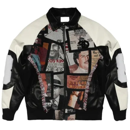 Men's Eight Ball Narco Black Varsity Polyester Jacket