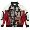 Men's Eight Ball Narco Red Varsity Polyester Jacket
