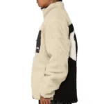 Men's Stussy Eight Ball Sherpa Reversible Off White Jacket
