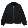 Stussy 8 Ball Black Quilted Liner Nylon Jacket For Men's