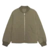 Stussy Eight Ball Olive Green Quilted Liner Nylon Jacket for Men's