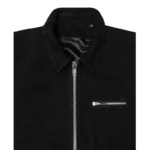 Stussy Eight Ball Suede Leather Black Bing Jacket For Men's