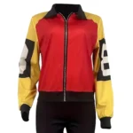 Women's Eight Ball Salt N Pepa 90s Rap Hip Hop Red Bomber Jacket